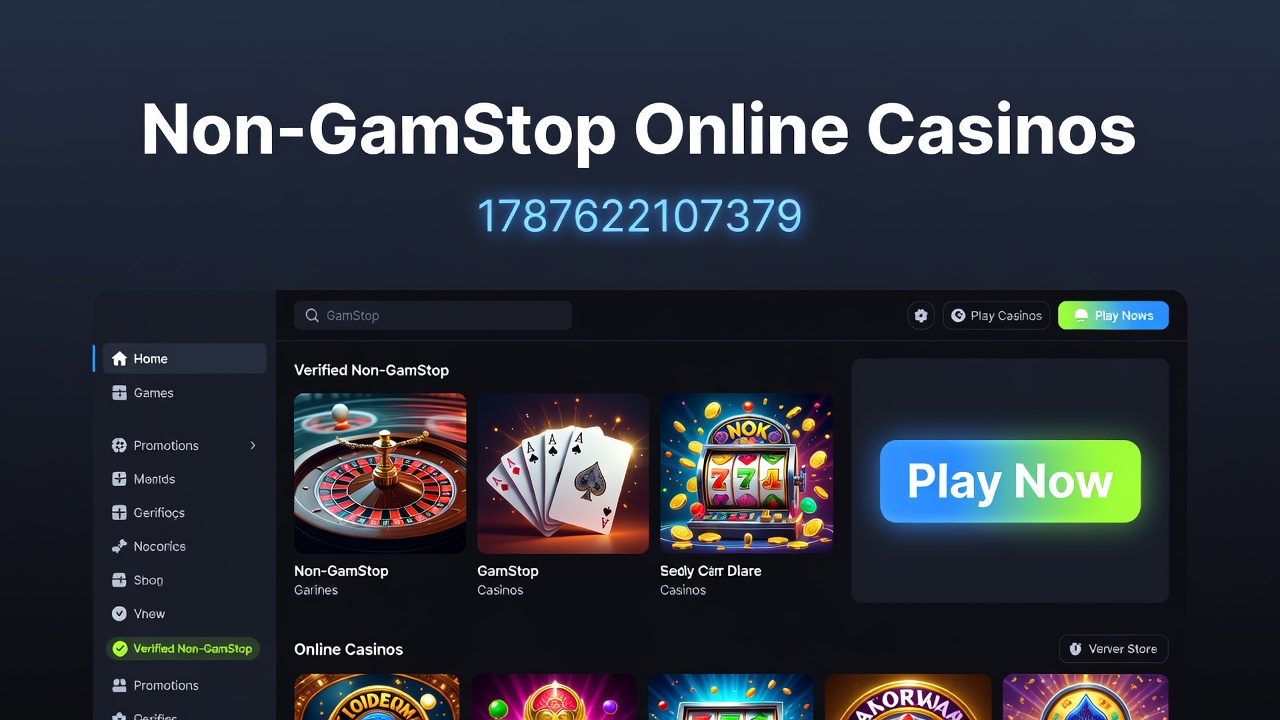 Examples of payment options and game interfaces at non-GamStop sites